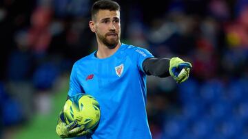 Simón, ante el Getafe