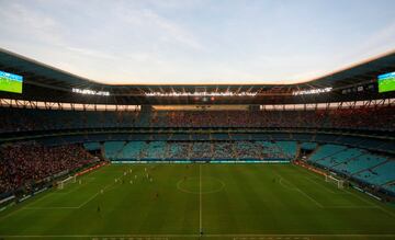 Panorámica del Arena do Gremio en Porto Alegre.