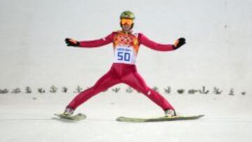 Aterrizaje del polaco Kamil Stoch.