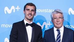 Griezmann y Enrique Cerezo.