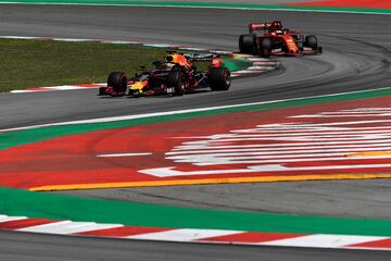 Max Verstappen y Sebastian Vettel