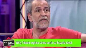 Willy Toledo acudi&oacute; a Hable con ellas y carg&oacute; tanto contra el propio programa como contra Telecinco.