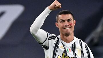 Cristiano Ronaldo celebra uno de sus goles con la Juventus. 