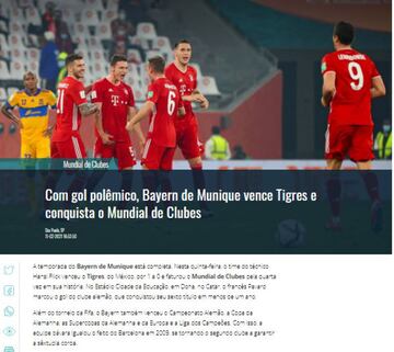 En Brasil señalaron como polémico el tanto de Benjamin Pavard