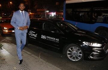 Javier Sotomayor a su llegada a la Gala de Diario As