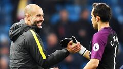 Guardiola sobre Claudio Bravo: "No sé cuándo podrá jugar"