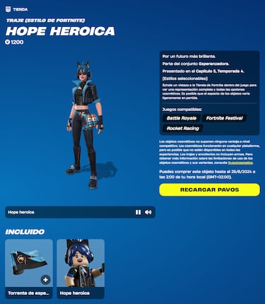 Fortnite lanza su tienda web: ahora puedes comprar skins y objetos sin iniciar el juego