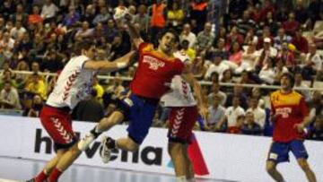 Raúl Entrerrios, en un partido con la Selección.