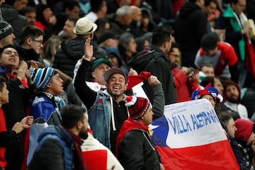 Belleza y color en la previa de las semifinales de Chile-Perú