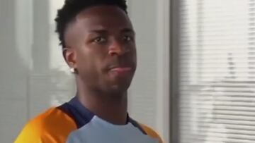 Vinicius' viral gesture to RMTV camera ignites Madrid fans just hours before the derby
