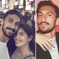 Davide Astori y Francesca Fioretti: una historia de amor vivida por medio mundo