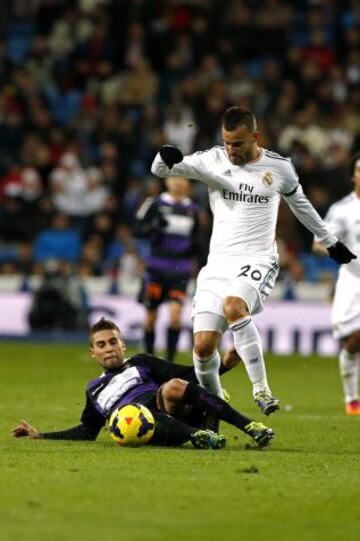 Real Madrid-Valladolid. Jesé y Fausto Rossi.