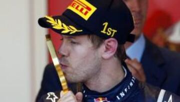 Nueva victoria de Vettel por delante de Alonso y Button