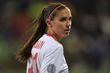 Morgan juega actualmente para el Olympique de Lyon.