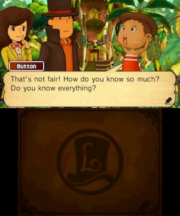 Captura de pantalla - Profesor Layton y el Legado de la Super Civilización (3DS)