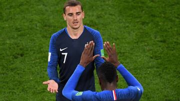 Griezmann es sustituido por Matuidi.