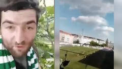 La artimaña de este aficionado para ver un partido de Primera