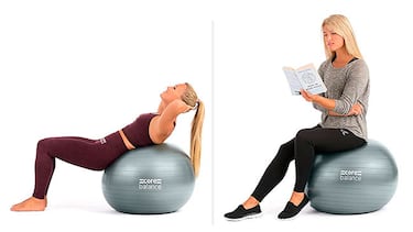 La pelota de pilates mejor valorada en Amazon: antiexplosiones, antideslizante y en cuatro colores