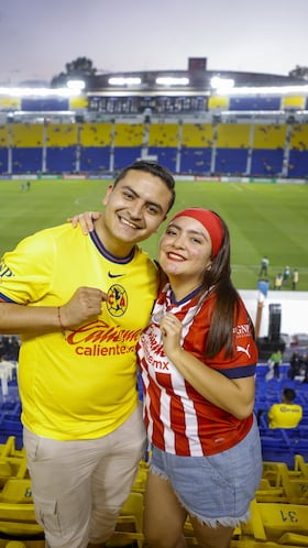 Fans o Aficion during the round of 16 second leg match between America and Guadalajara as part of the CONCACAF Champions Cup 2025, at Ciudad de los Deportes Stadium on March 12, 2025 in Mexico City, Mexico.