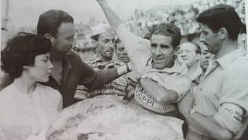 Federico Mart¨ªn Bahamontes, en la cuna del maillot amarillo