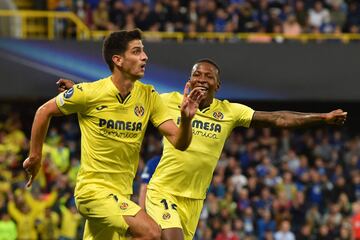 Gerard Moreno empató el partido. 1-1. 