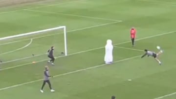 ¿Será este el mejor gol visto en un entrenamiento? Los dejará atónitos