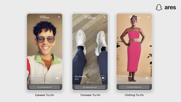 Snapchat presenta ARES, la nueva herramienta para probarte toda la ropa desde la app