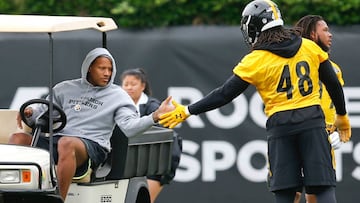 El linebacker de los Steelers contin&uacute;a con su proceso de rehabilitaci&oacute;n tras una lesi&oacute;n en el cuello y ahora public&oacute; un video donde se le ve saltando.