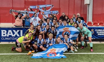 La alegría del Femenino en la ciudad deportiva Wanda.