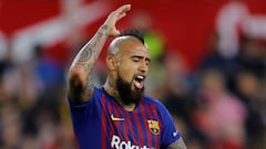 Vidal fue titular en la derrota de Barcelona ante Sevilla