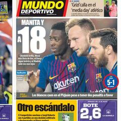 Dembélé compite con la ventaja sobre el Madrid en las portadas