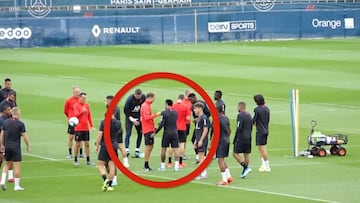 ?Puede ser el final del culebr¨®n? El gesto de Tuchel con Neymar en el entrenamiento
