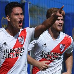Flabian Londoño le da el triunfo a River en el Superclásico de la reserva