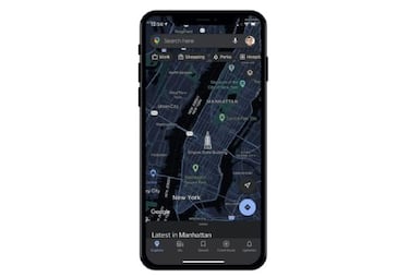 Google Maps por fin añade el modo oscuro en iOS