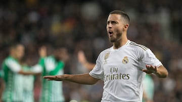 02/11/19  PARTIDO PRIMERA DIVISION
REAL MADRID - BETIS
GOL ANULADO EDEN HAZARD REVISION VAR ALEGRIA