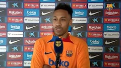 La razón por la que Aubameyang sorprendió a todos en su llegada al Barça