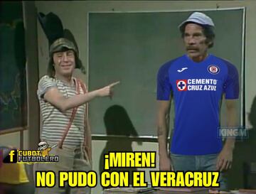 ¡Hasta los memes se sacaron los ojos con el Veracruz vs Cruz Azul