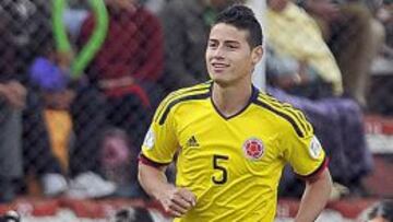 Desde el día de su debut, James Rodríguez completa 45 partidos con la Selección Colombia de mayores.
