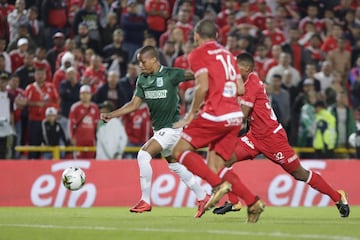 Atlético Nacional y América de Cali se enfrentaron en el inicio de la segunda jornada del Torneo Fox Sports en el estadio El Campín de Bogotá.