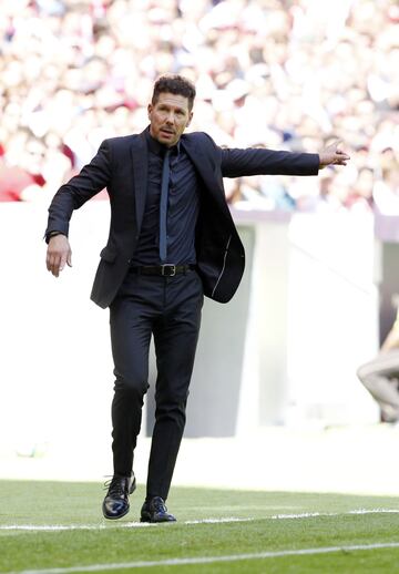 Simeone entrenador del Atlético de Madrid 