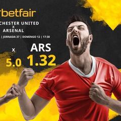 Manchester United vs. Arsenal FC: horario, TV, estadísticas, clasificación y pronósticos