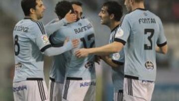 El Celta celebra la victoria