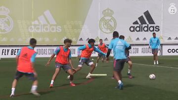 El Madrid ya prepara el partido frente al Cádiz del miércoles