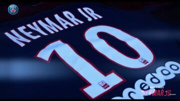 El PSG anuncia de esta manera que le da la '10' a Neymar