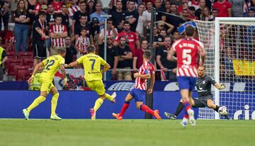 Gol de Gerard Moreno 0-2 para el Villarreal.