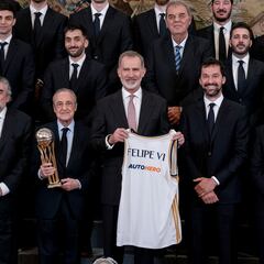 El Rey recibe al Madrid por la conquista de la Copa