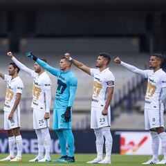 Posible alineación de Pumas para el juego ante Mazatlán