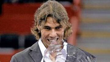 <b>QUEDA EL ÚLTIMO BOCADO. </b>Nadal aún puede dar otro bocado al trofeo de número uno: a fin de año.