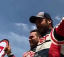 El festejo de 'Chaleco' López tras conquistar el Rally Dakar