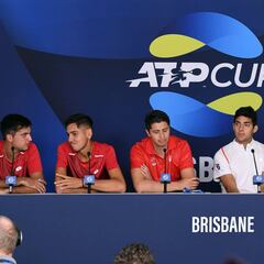 El optimismo de Garín de cara al debut en la ATP Cup en Australia